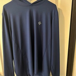 Holderness and Bourne men’s long sleeve golf polo with hood